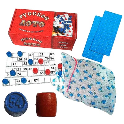 Русское лото игра настольная с бочонками Junfa 02-139 1